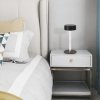 Lampka Biurkowa Nocna V-TAC 3W LED 23cm Ładowanie USB CCT Ściemnianie Czarna VT-7567 3000K-6000K 210lm