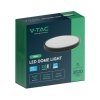 Plafon V-TAC 36W LED SAMSUNG CHIP Okrągły 35cm Natynkowy IP44 Czarny VT-8630B 4000K 3820lm 5 Lat Gwarancji