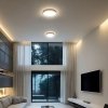 Plafon V-TAC 36W LED SAMSUNG CHIP Okrągły 35cm Natynkowy IP44 Czarny VT-8630B 4000K 3820lm 5 Lat Gwarancji