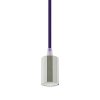 Oprawa Zwieszana V-TAC Chrom Metal Fioletowy przewód VT-7338-PE 5 Lat Gwarancji