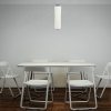 Oprawa Zwieszana LED V-TAC 24W LED BAMBOO Pojedynczy Triac Ściemnianie Biały VT-7027 3000K 1200lm 3 Lata Gwarancji