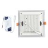 Panel LED V-TAC 12W LED Szkło Kwadrat VT-1202G 4000K 840lm