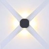 Kinkiet Ścienny V-TAC 4W LED Czarny Okrągły IP65 VT-834 4000K 440lm