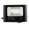 Projektor LED Solarny V-TAC 12W Czarny IP65, Pilot, Timer VT-25W 6000K 550lm
