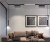Lampa magnetyczna LED 30W 6000K szynowa liniowa czarna 48V