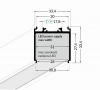 Profil aluminiowy LED VARIO30-08 1m.