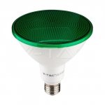 Żarówka LED V-TAC 17W PAR38 E27 IP65 Kolor Zielony 1300lm 2 Lata Gwarancji