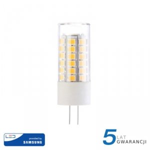 Żarówka LED V-TAC SAMSUNG CHIP 3.2W G4 12V VT-234 6400K 385lm 5 Lat Gwarancji