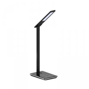Lampka Biurkowa V-TAC 4W 3w1 Indukcja Zmiana Barwy Czarna VT-7405 3000K-6500K 500lm 2 Lata Gwarancji