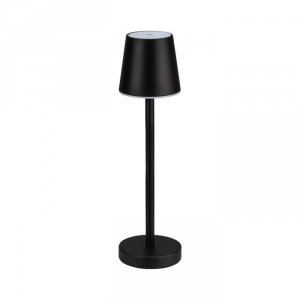 Lampka stołowa nocna V-TAC 3W LED 39cm ładowanie ściemnianie czarna VT-7703 4000K 70lm