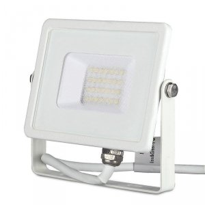 Projektor LED V-TAC 20W SAMSUNG CHIP Biały VT-20-W 6400K 1600lm 5 Lat Gwarancji