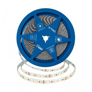 Taśma LED V-TAC CREE CHIP 24V CRI90 2xPCB 8mm 10mb 10W/m 120LED/m VT-2835 120 6500K 750lm 6 lat gwarancji