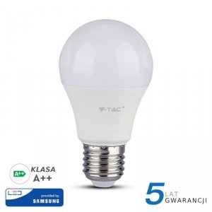 Żarówka LED V-TAC SAMSUNG CHIP 8.5W E27 A60 VT-285 3000K 1055lm 5 Lat Gwarancji