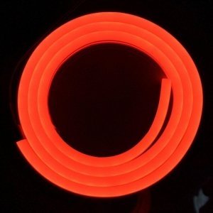 NEON LED 24V SILICONE 6x12 R5 CZERWONY IP67