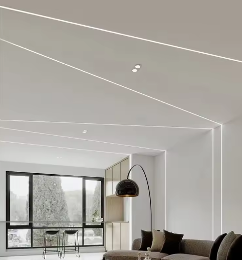 Profil do taśmy LED podtynkowy do gipsowania 2m + klosz