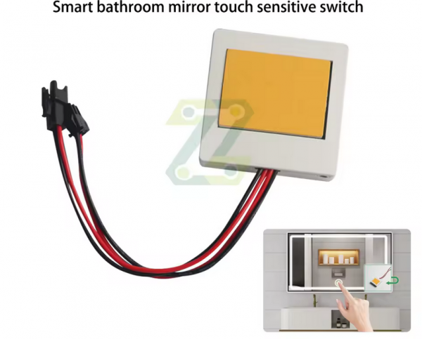 Włącznik dotykowy do lustra funkcją ściemniania