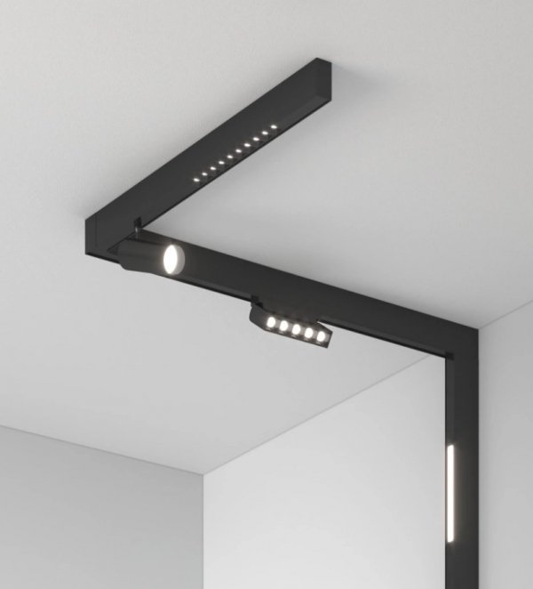 Lampa magnetyczna LED 6W 4000K szynowa liniowa czarna