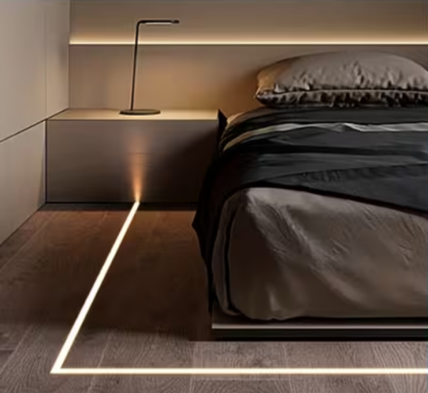 Profil LP-Floor30 ANODOWANY NAWIERZCHNIOWY 2m kpl. klosz zaślepki uchwyty 