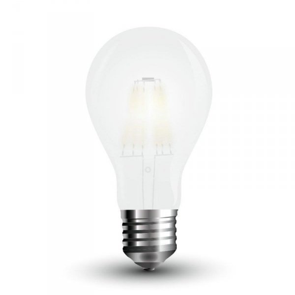 Żarówka LED V-TAC 6W A60 E27 Filament Mrożona VT-1935C 2700K 660lm