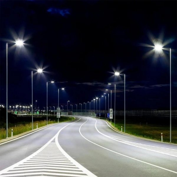 Oprawa Uliczna LED V-TAC SAMSUNG CHIP 100W Soczewki 110st 135Lm/W VT-104ST 6500K 13500lm 5 Lat Gwarancji