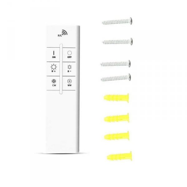 Oprawa LED V-TAC 20W Oprawa Sufitowa Owal Zmiana Barwy 30cm Ściemnianie Biały VT-7308 2700K-6400K 2150lm 3 Lata Gwarancji