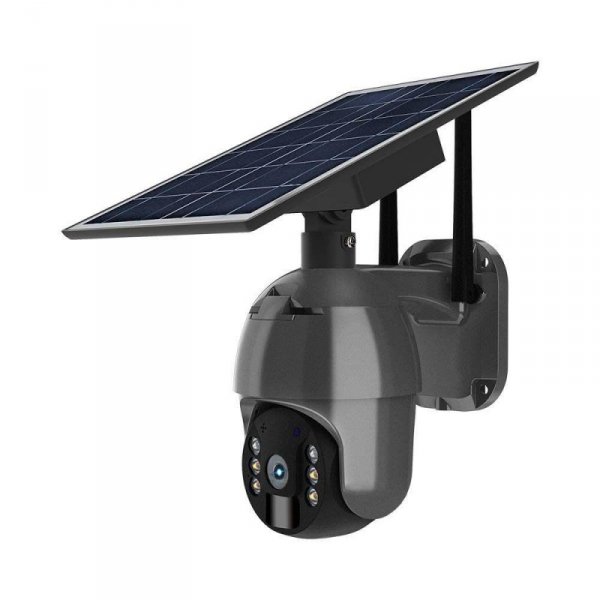 Kamera Zewnętrzna V-TAC WiFi HD SMART Solarna Obrotowa PTZ IR Czarna VT-11024