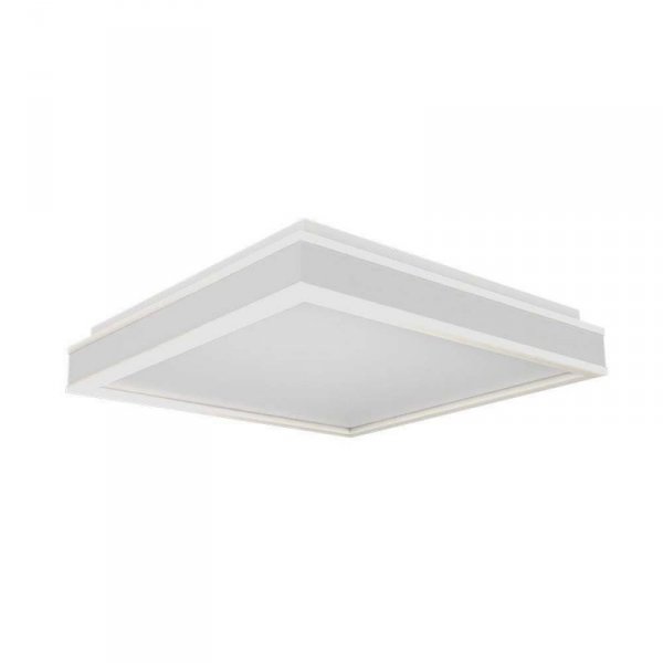 Oprawa sufitowa plafoniera V-TAC 38W LED triac 3w1 biały kwadrat 40x40cm VT-7757-W 4000K 4000lm