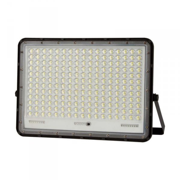 Projektor LED Solarny V-TAC 30W Pilot, AUTO, Timer, IP65 Czarny VT-240W 4000K 2600lm