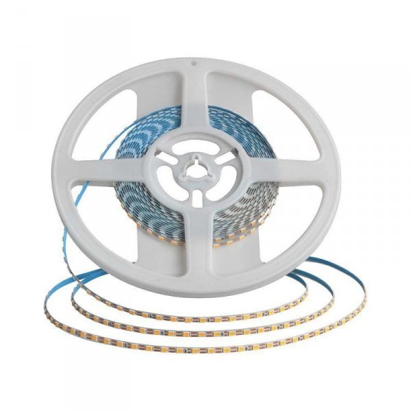 Taśma LED V-TAC SMD2835 600LED 24V IP20 2xPCB Szerokość 3mm VT-2835 6500K 800lm