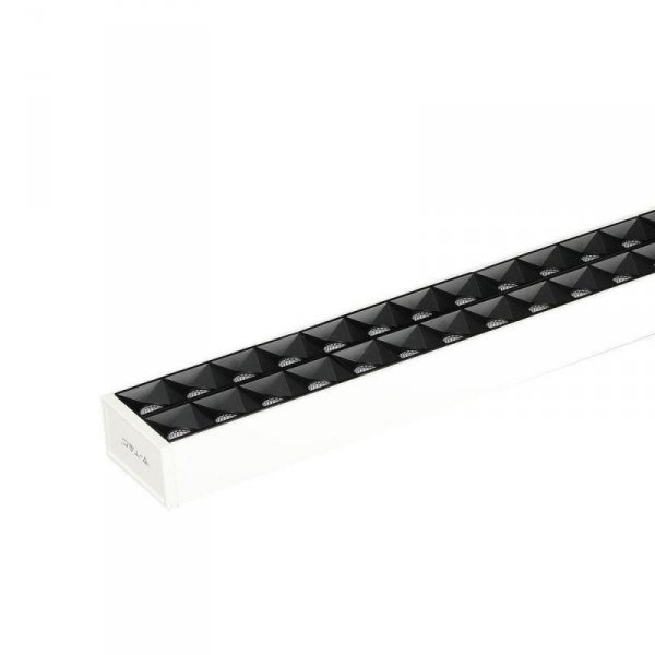 Oprawa V-TAC LED Linear SAMSUNG CHIP 60W Góra Dół Zwieszana Ściemnialna UGR6 Biała VT-7-61-W 4000K 6600lm 5 Lat Gwarancji