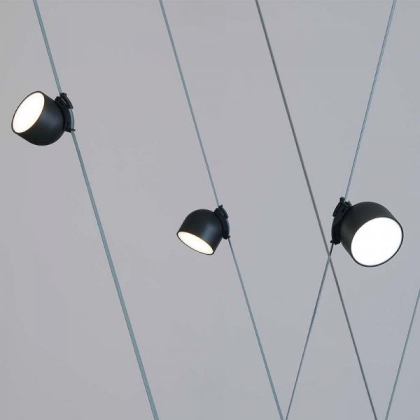 Oprawa projektor szynoprzewód taśmowy 48V V-TAC 12W LED 120st czarna VT-41112 3000K 800lm 3 lata gwarancji