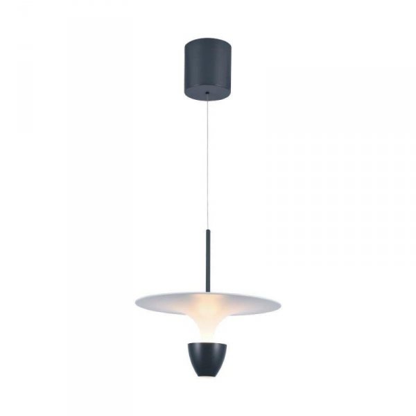 Oprawa Zwieszana V-TAC 9W LED Biały+Szary VT-7832 3000K 1000lm