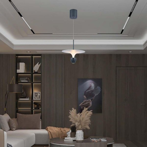 Oprawa Zwieszana V-TAC 9W LED Biały+Szary VT-7832 3000K 1000lm
