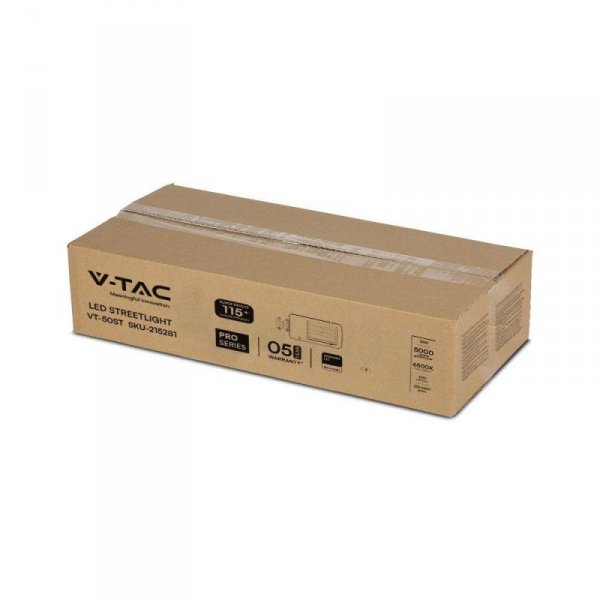 Oprawa Uliczna LED V-TAC SAMSUNG CHIP 50W VT-50ST 6500K 5000lm 5 Lat Gwarancji