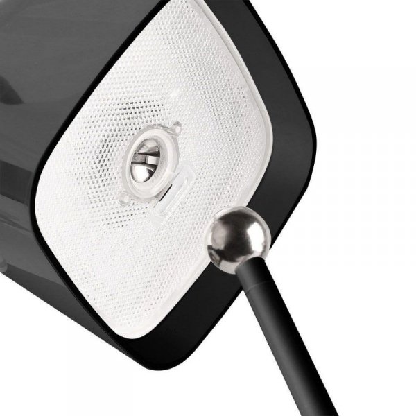 Lampka Biurkowa Nocna Solarna V-TAC 5W CCT LED 35cm Ładowanie USB-C Ściemnianie Czarna VT-10116 3000K-6000K 400lm