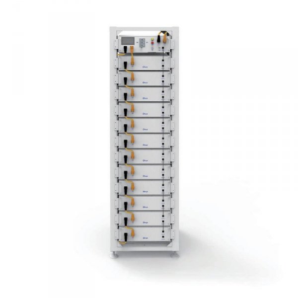 Magazyn Bank Energii 51.2V LiFePO4 61,44kWh V-TAC DEYE RACK SKU11867 BMS SKU11863 + 12xSKU1186 BOS-G60 10 Lat Gwarancji