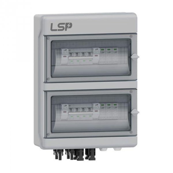 Rozdzielnica prefabrykowana DC V-TAC SLP-PV1000-S-2/2 2MPPT 1000VDC IP65 SLP-PV1000-S-2