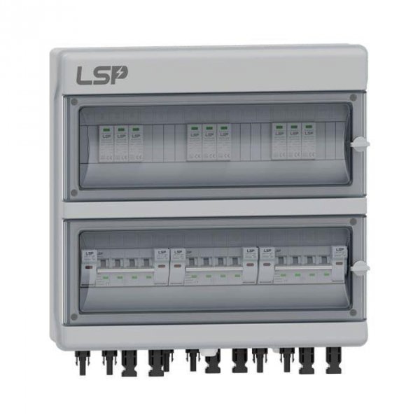 Rozdzielnica prefabrykowana DC V-TAC SLP-PV1000-S-3/3 3MPPT 1000VDC IP65 SLP-PV1000-S-3