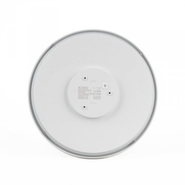 Plafon V-TAC 18W LED SAMSUNG CHIP Okrągły 29cm Natynkowy Pilot Czujnik Ruchu IP44 Biały VT-8618S 6500K 1830lm 5 Lat Gwarancji
