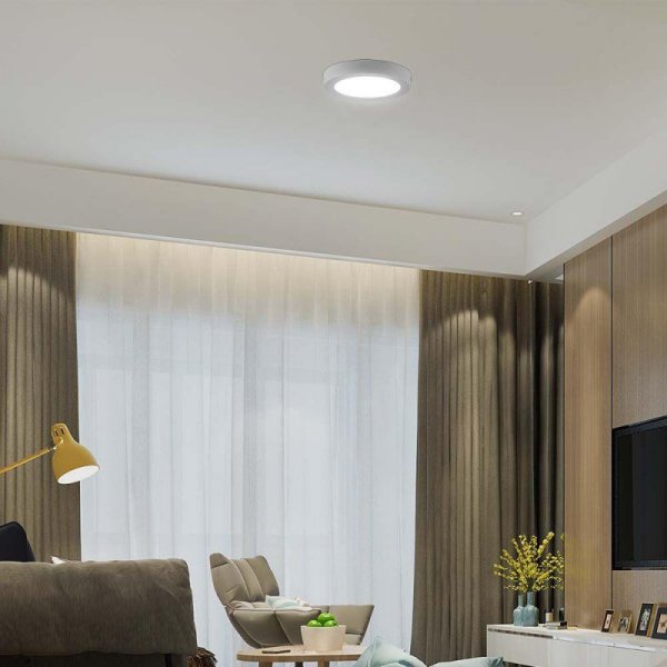 Panel Natynkowy V-TAC 18W LED SAMSUNG CHIP Okrągły 215x30mm VT-60018RD-S 4000K 1980lm 5 Lat Gwarancji