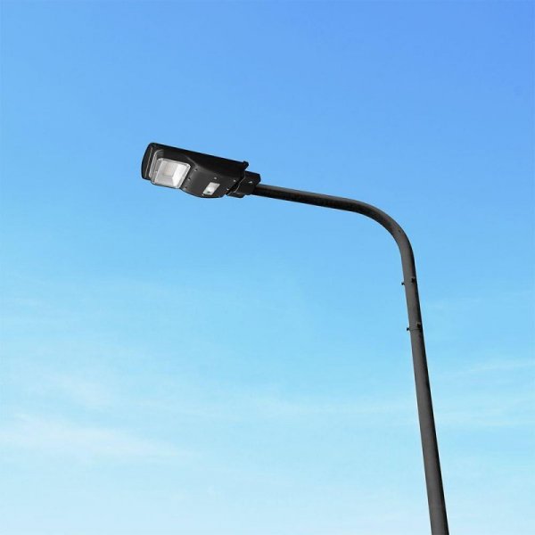Naświetlacz oprawa uliczna LED solarna V-TAC 6W czarny VT-ST63W 6000K 800lm