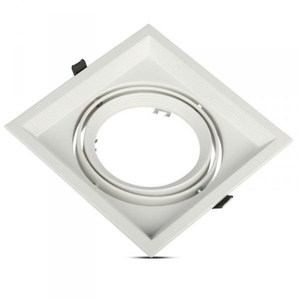 Oprawa sufitowa wpuszczana 1xAR111 G53 biała V-TAC VT-7221