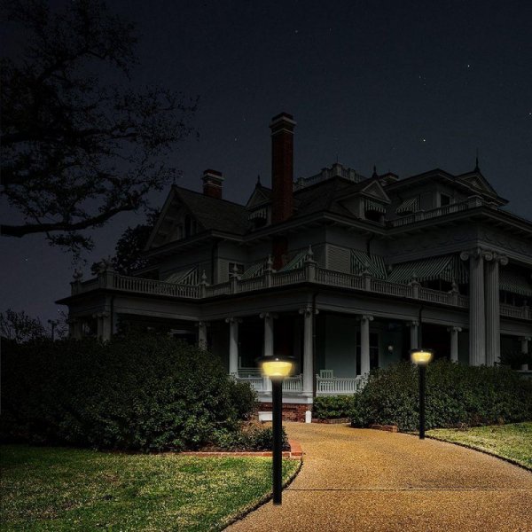 Oprawa ogrodowa V-TAC solarna 15W czujnik ruchu timer pilot CCT IP65 VT-12014CCT 3000K-4000K-6000K 2200lm 3 Lata gwarancji