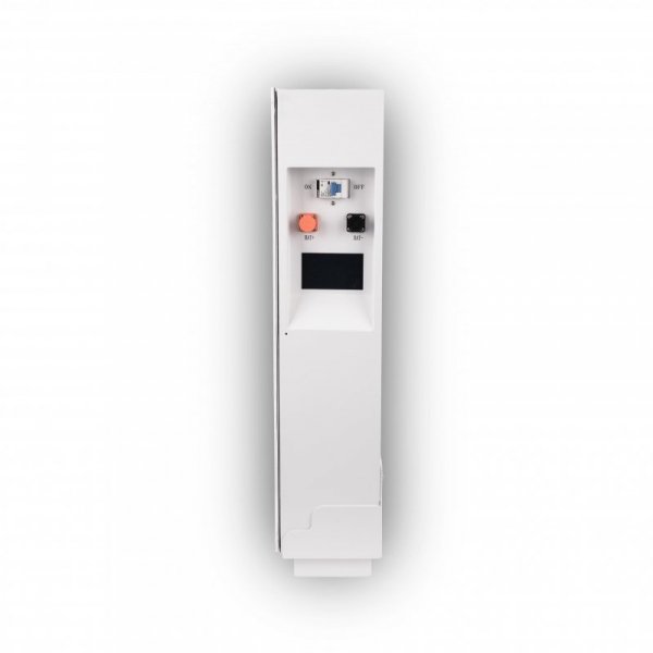 Magazyn bank energii V-TAC biały szklany front 10.24kWh 200Ah/51.2V LiFePO4 BMS VT-10240W 10 lat gwarancji