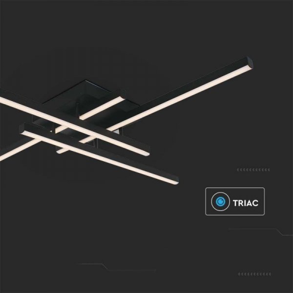 Oprawa sufitowa V-TAC 38W LED czarna VT-7915 4000K 4100lm