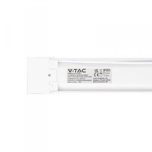 Oprawa V-TAC 50W LED belka liniowa natynkowa 60cm 120Lm/W CCT zmiana barwy VT-8320CCT 3000K-6500K 2400lm 3 lata gwarancji
