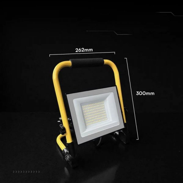 Naświetlacz przenośny LED V-TAC 50W CREE CHIP IP65 VT-44049 4000K 4270lm 6 lat gwarancji