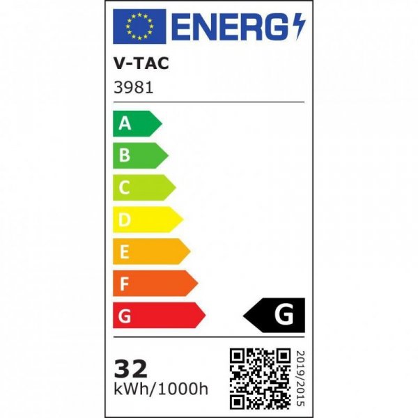 Oprawa Zwieszana LED V-TAC 40W LED Podwójny BAMBOO Triac Ściemnianie Biały VT-7050 3000K 2100lm 3 Lata Gwarancji