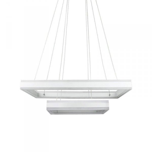 Oprawa Zwieszana LED V-TAC 100W Soft Light Chandelier Ściemnianie Biały VT-101-2D 3000K 8050lm 3 Lata Gwarancji