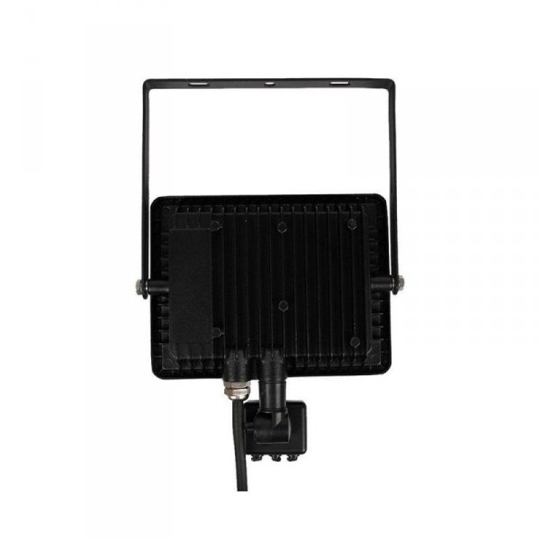 Projektor LED V-TAC 30W SAMSUNG CHIP Czujnik Ruchu Funkcja Cut-OFF Czarny VT-30-S 3000K 2400lm 5 Lat Gwarancji